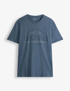 T-Shirt - Print - blau