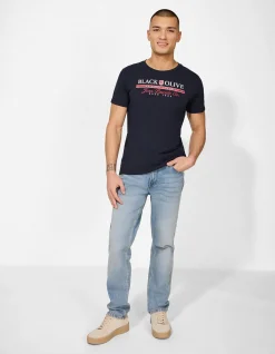T-Shirt - Print - dunkelblau