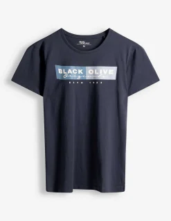 T-Shirt - Print - dunkelblau
