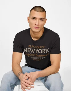 T-Shirt - Print - dunkelgrau