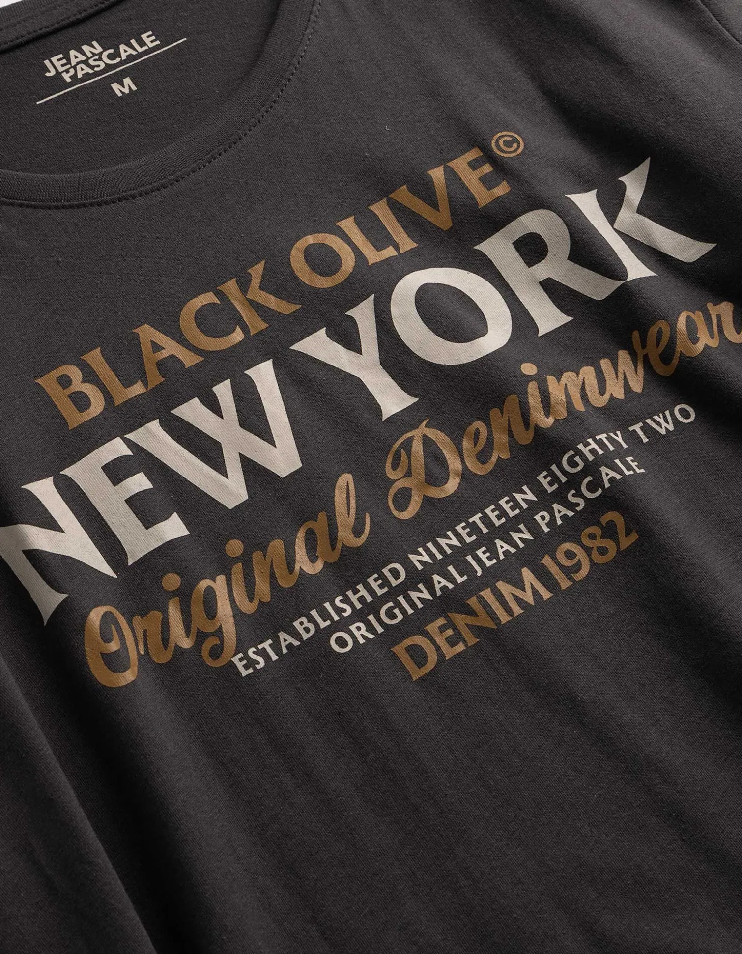 T-Shirt - Print - dunkelgrau