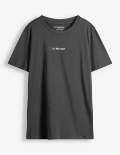 T-Shirt - Print - dunkelgrau