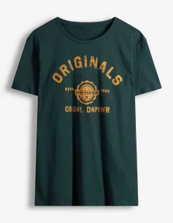 T-Shirt - Print - dunkelgrün