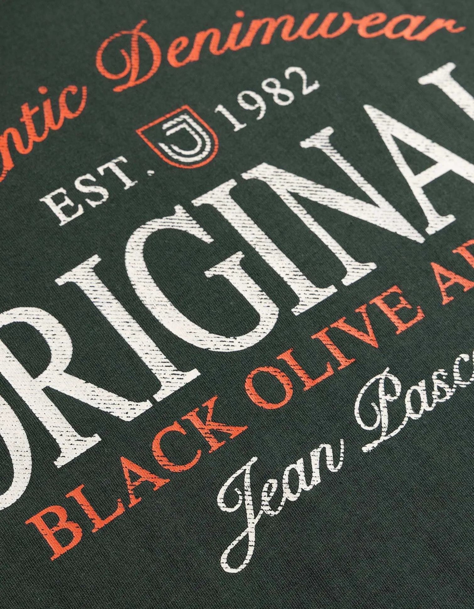T-Shirt - Print - dunkelgrün