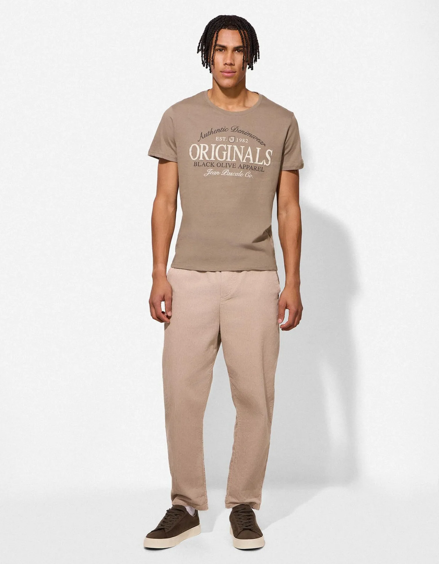 T-Shirt - Print - grau