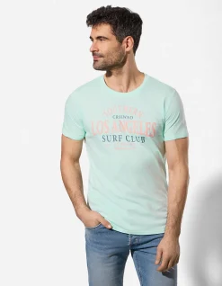 T-Shirt - Print - hellblau