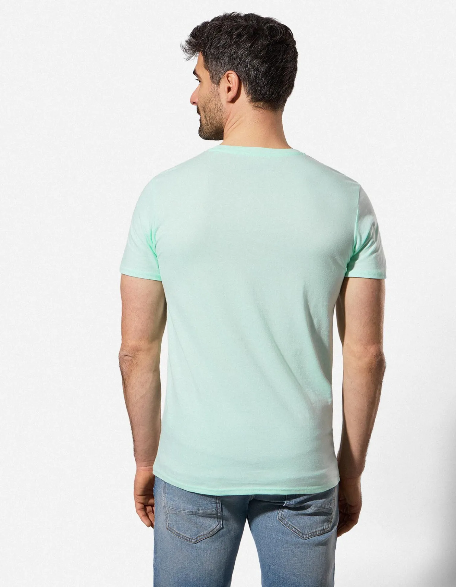 T-Shirt - Print - hellblau