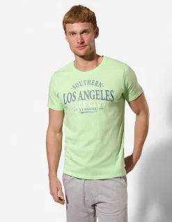 T-Shirt - Print - hellgrün