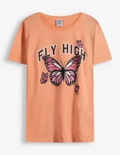 T-Shirt - Print - orange