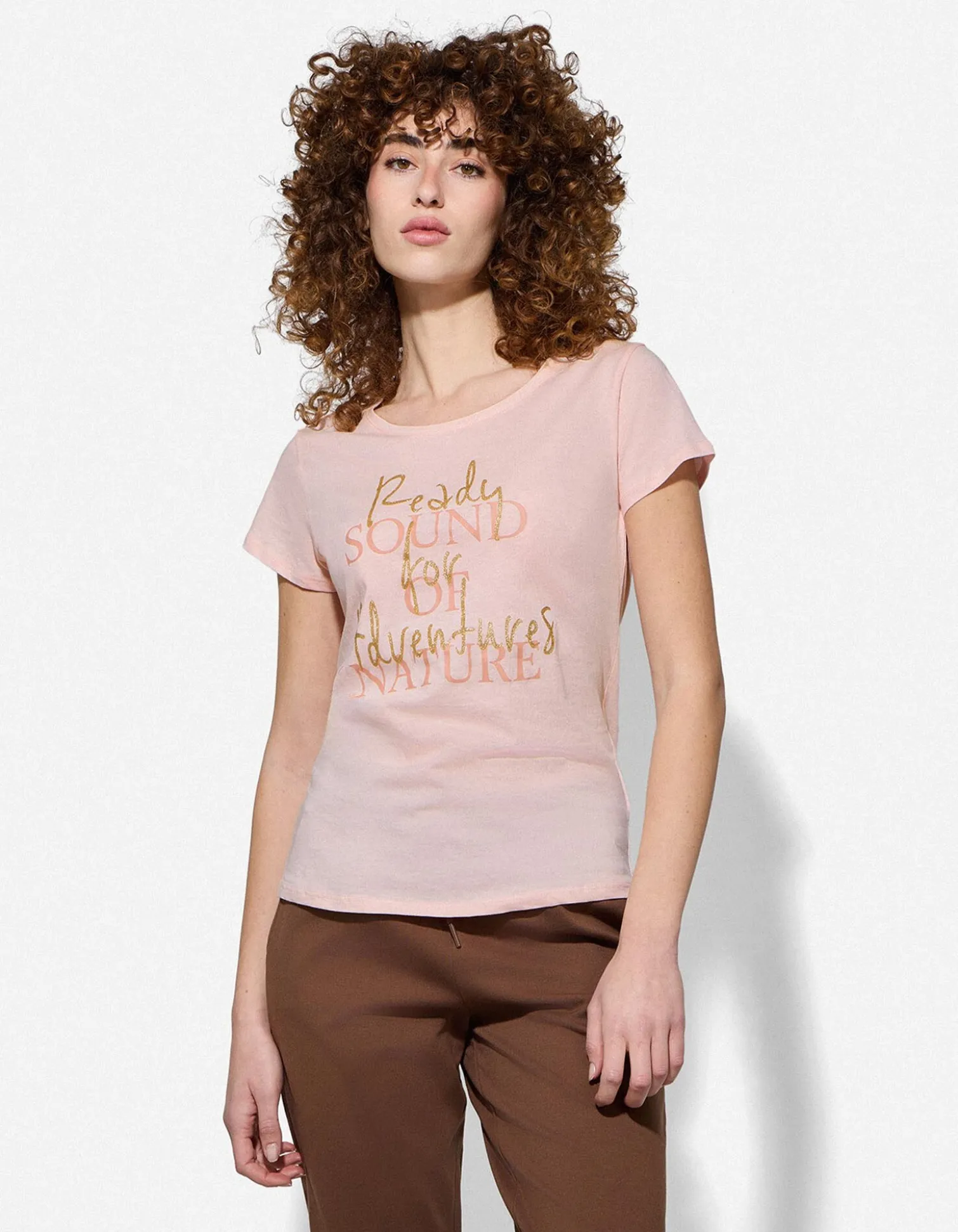 T-Shirt - Print - rosa
