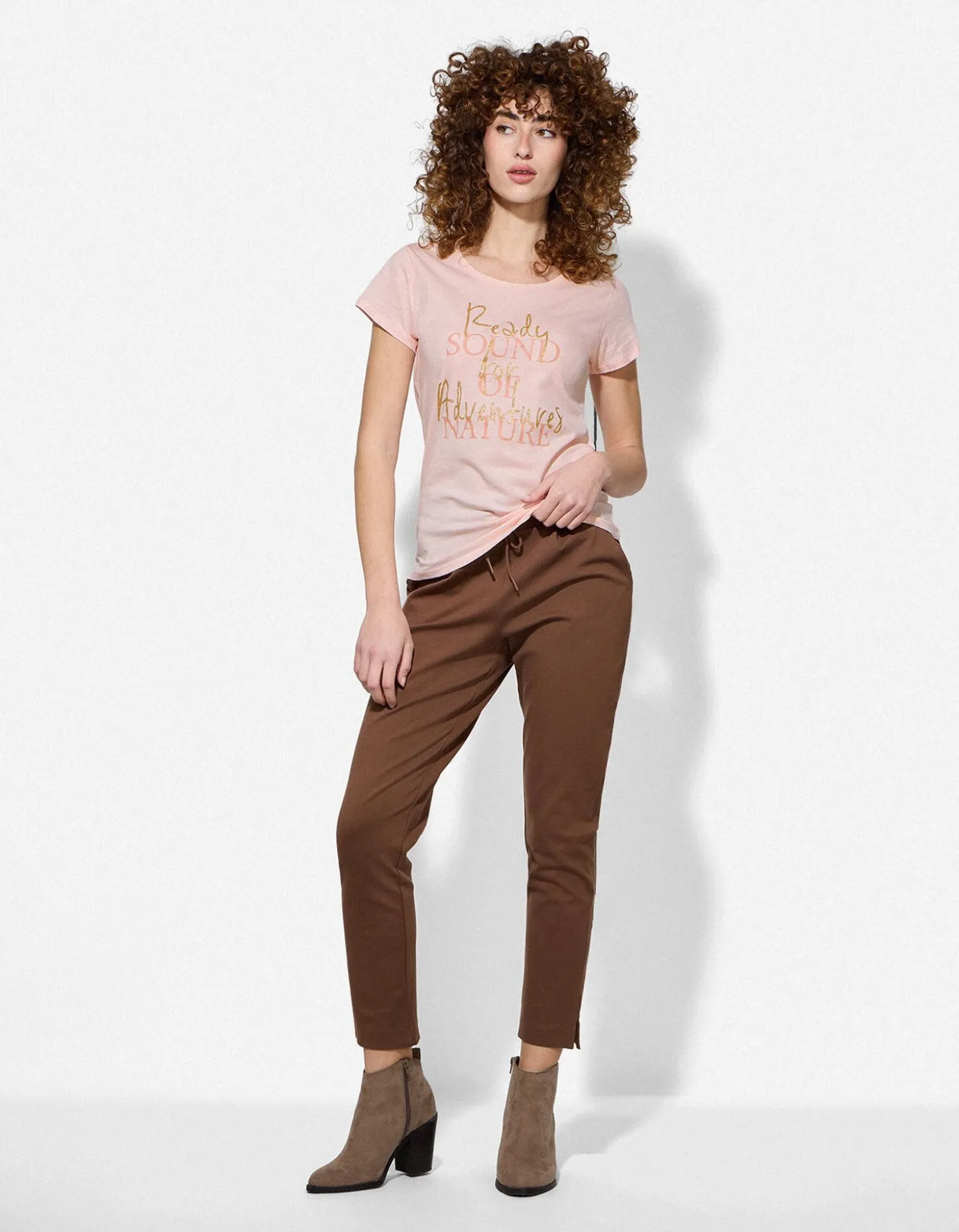 T-Shirt - Print - rosa