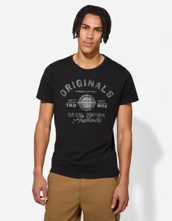 T-Shirt - Print - schwarz