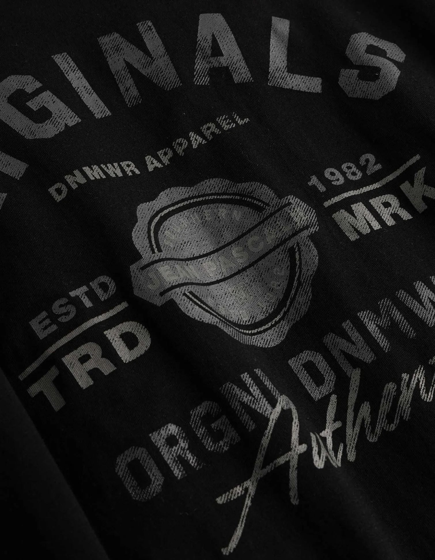 T-Shirt - Print - schwarz