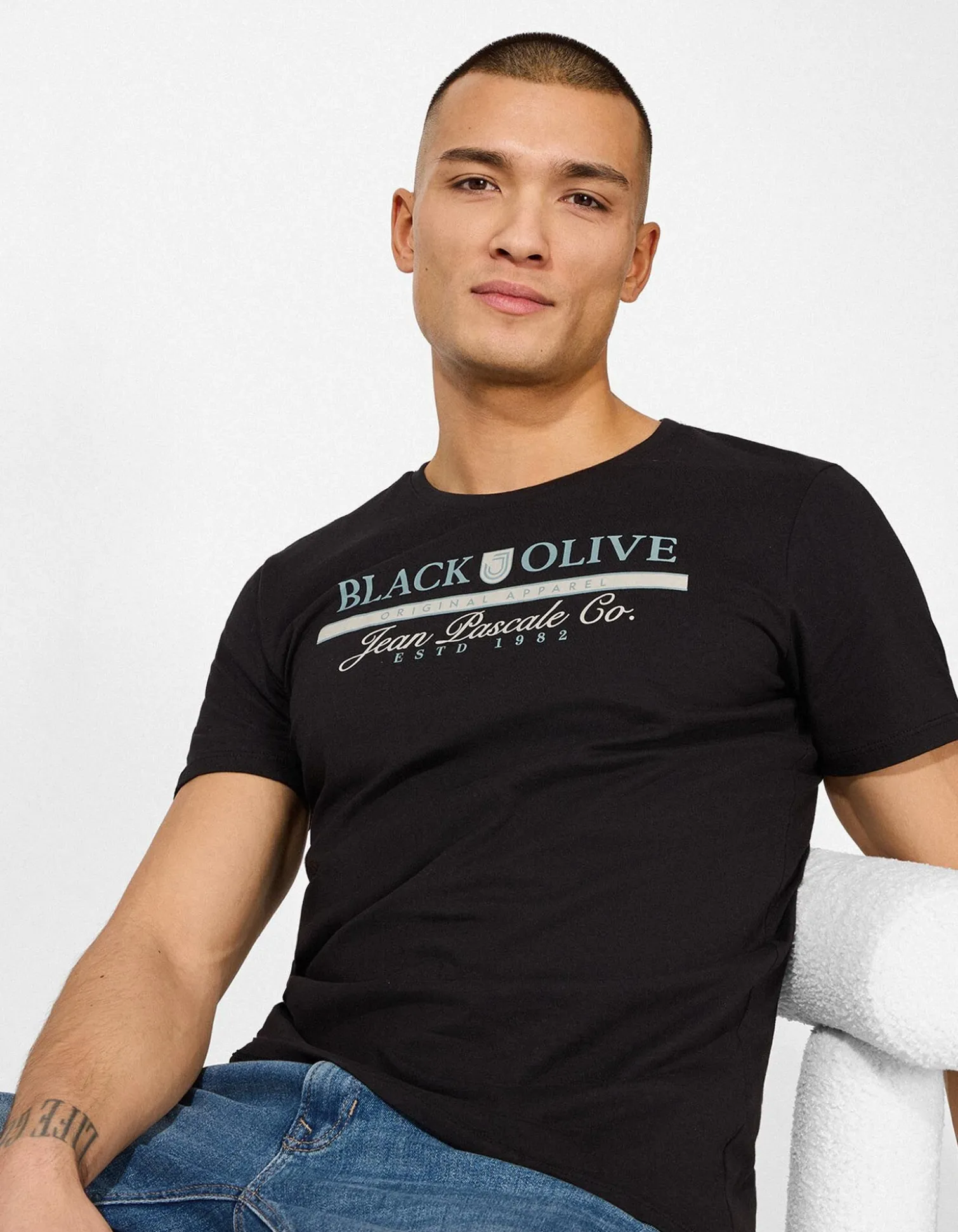 T-Shirt - Print - schwarz