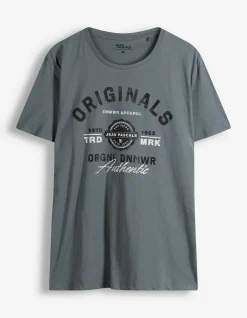 T-Shirt - Print - türkis