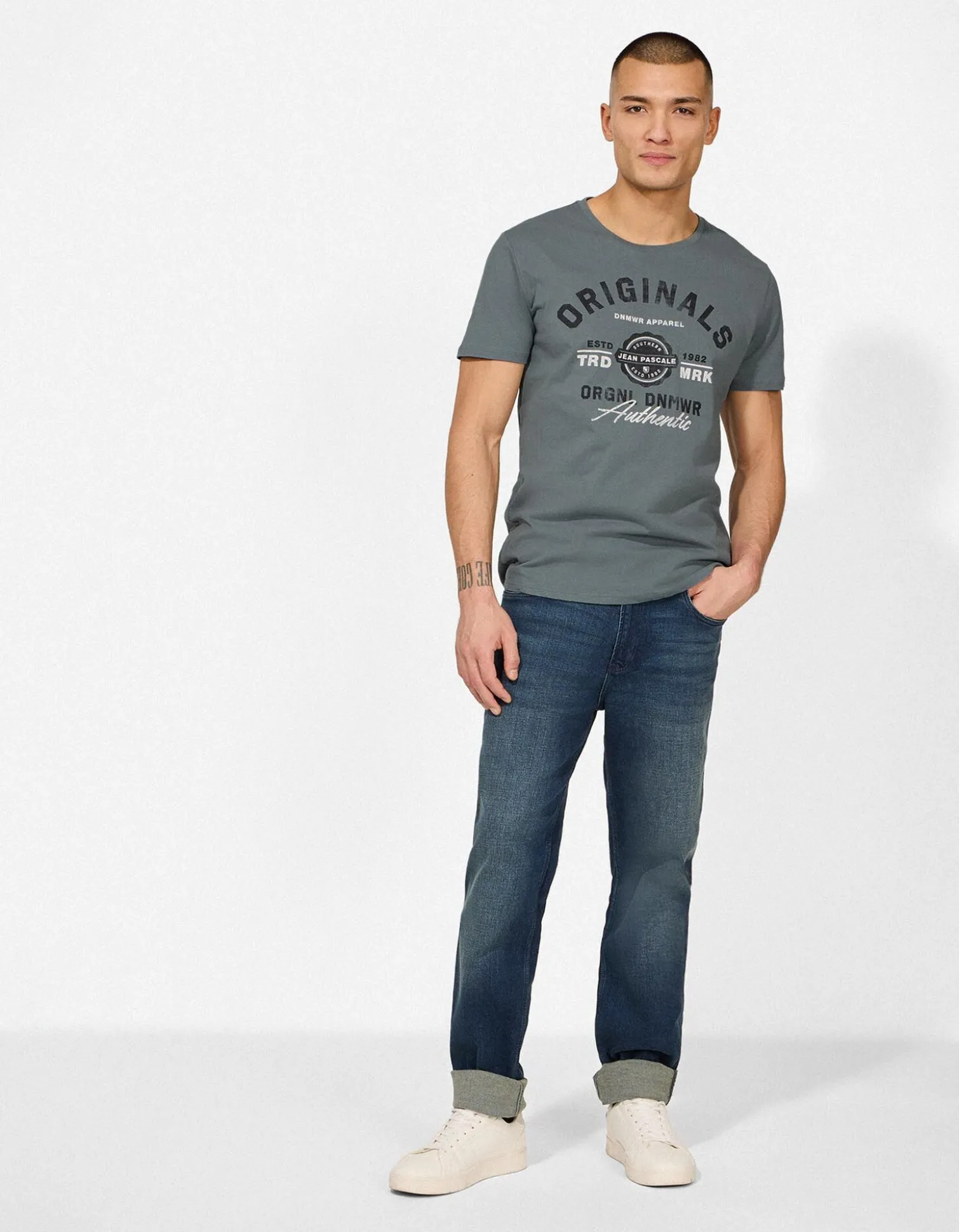 T-Shirt - Print - türkis