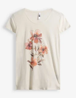 T-Shirt - Print - weiß