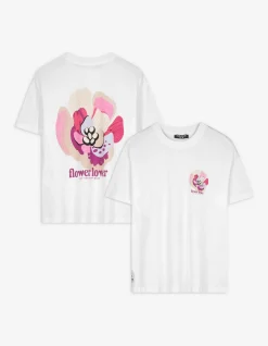 T-Shirt - Print - weiß
