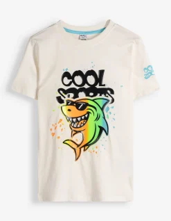 T-Shirt - Print - weiß