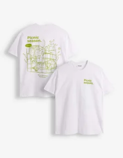 T-Shirt - Print - weiß