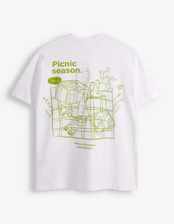 T-Shirt - Print - weiß