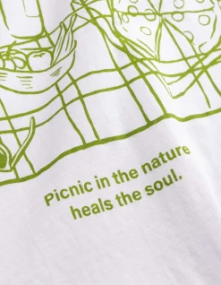 T-Shirt - Print - weiß