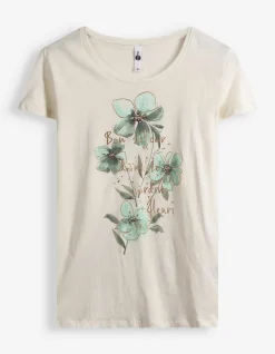 T-Shirt - Print - weiß