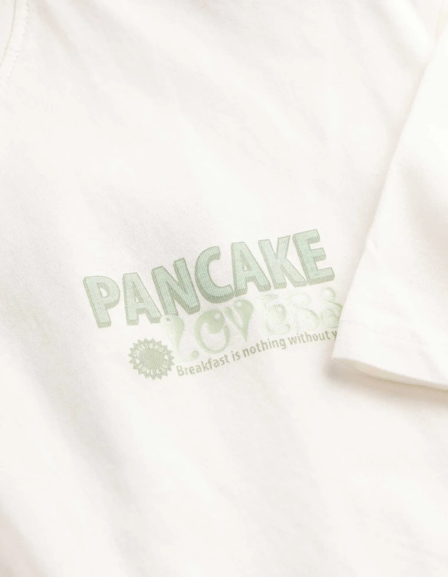 T-Shirt - Rückenprint - weiß