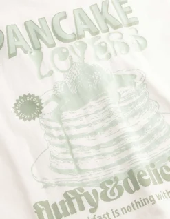 T-Shirt - Rückenprint - weiß