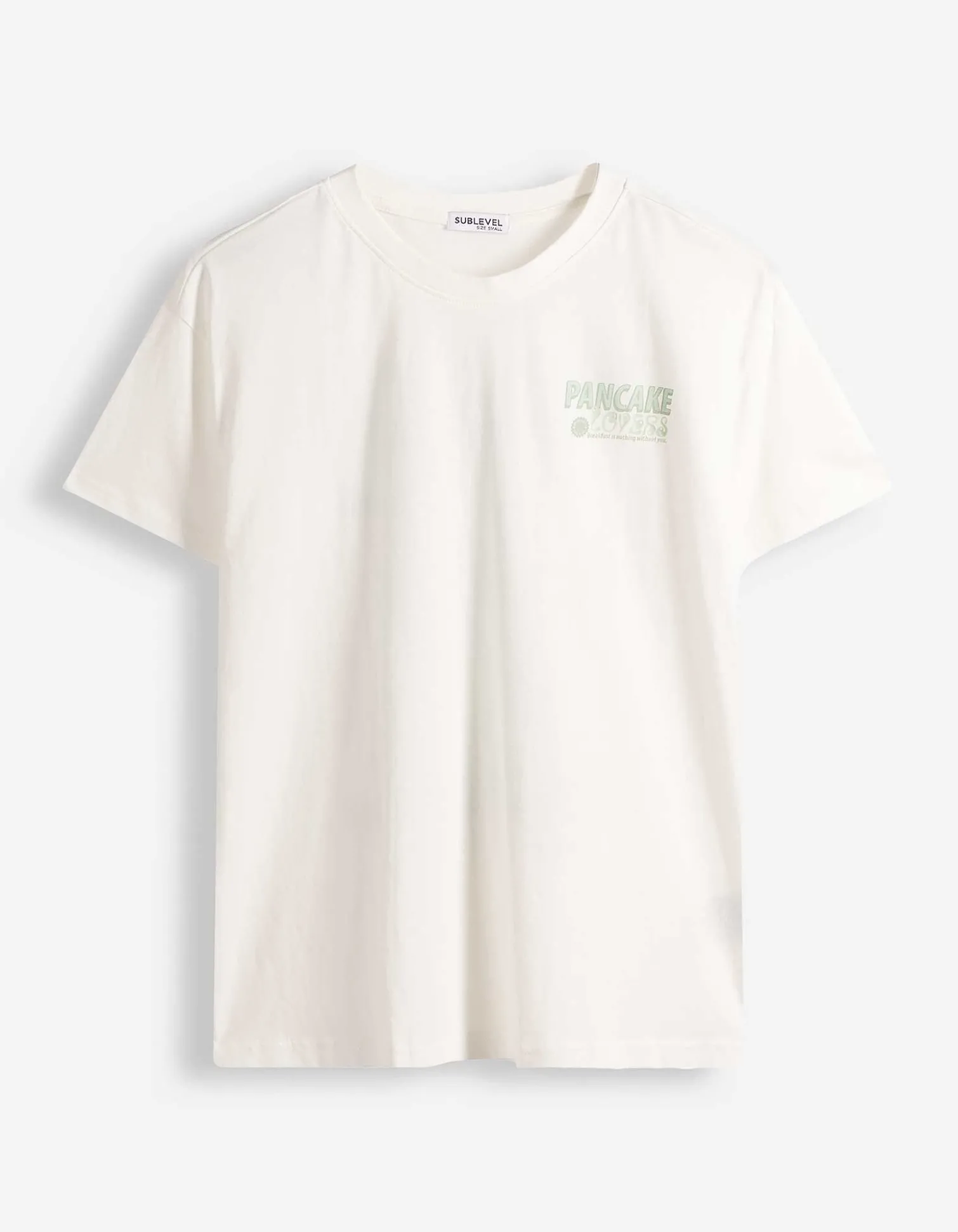 T-Shirt - Rückenprint - weiß
