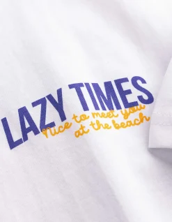 T-Shirt - Rückenprint - weiß