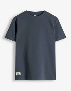 T-Shirt - Rundhals-Ausschnitt - dunkelblau