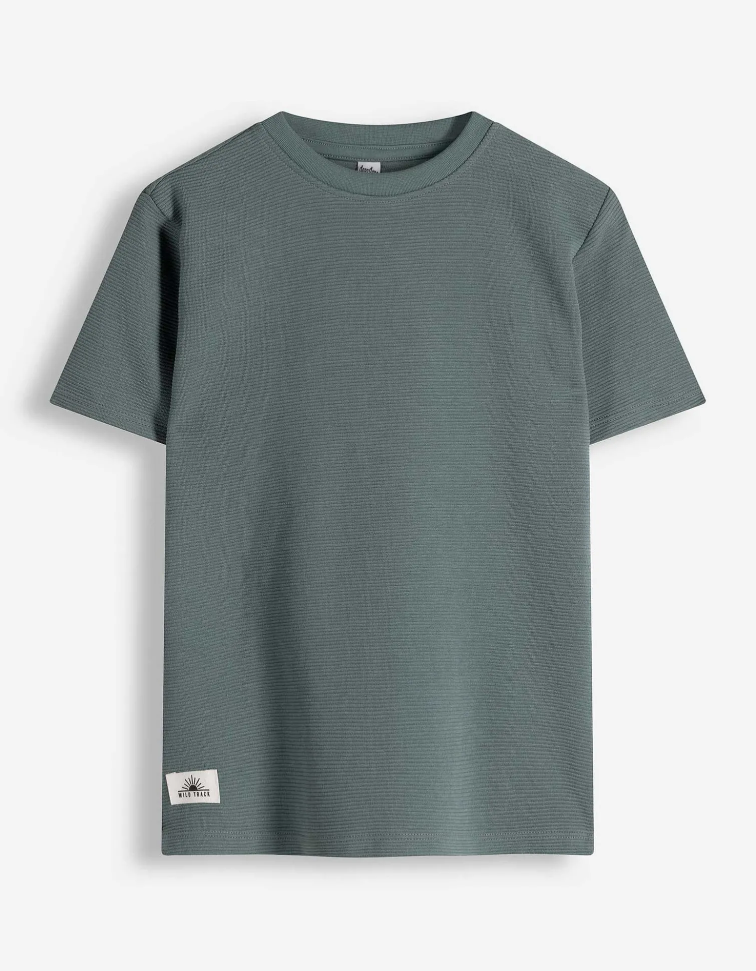 T-Shirt - Rundhals-Ausschnitt - grün