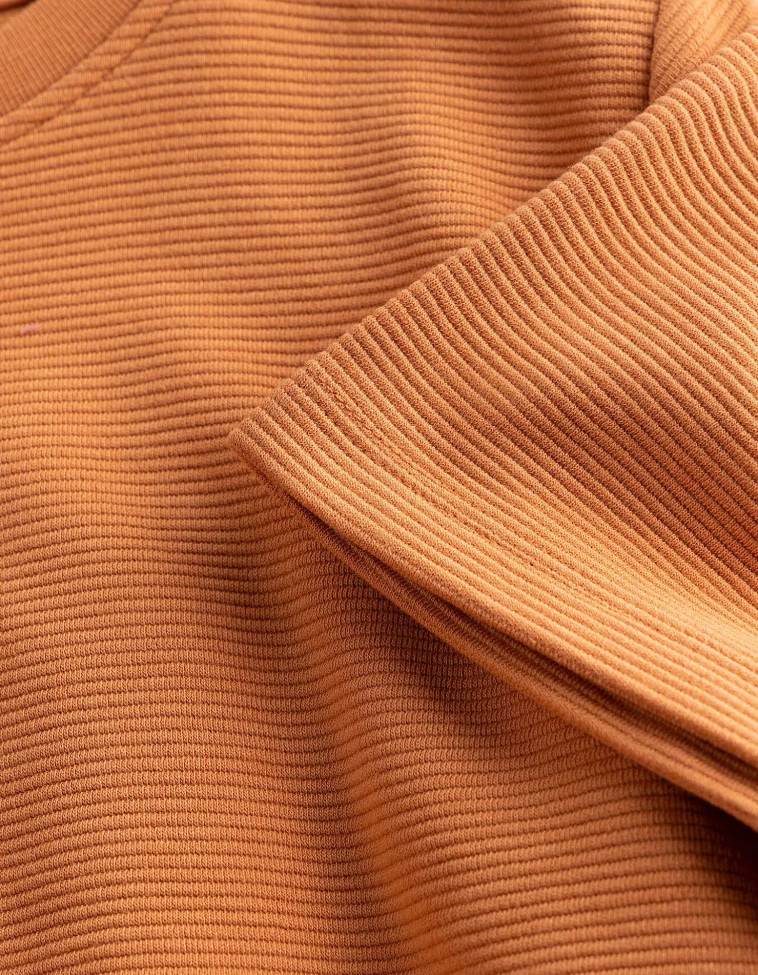 T-Shirt - Rundhals-Ausschnitt - orange