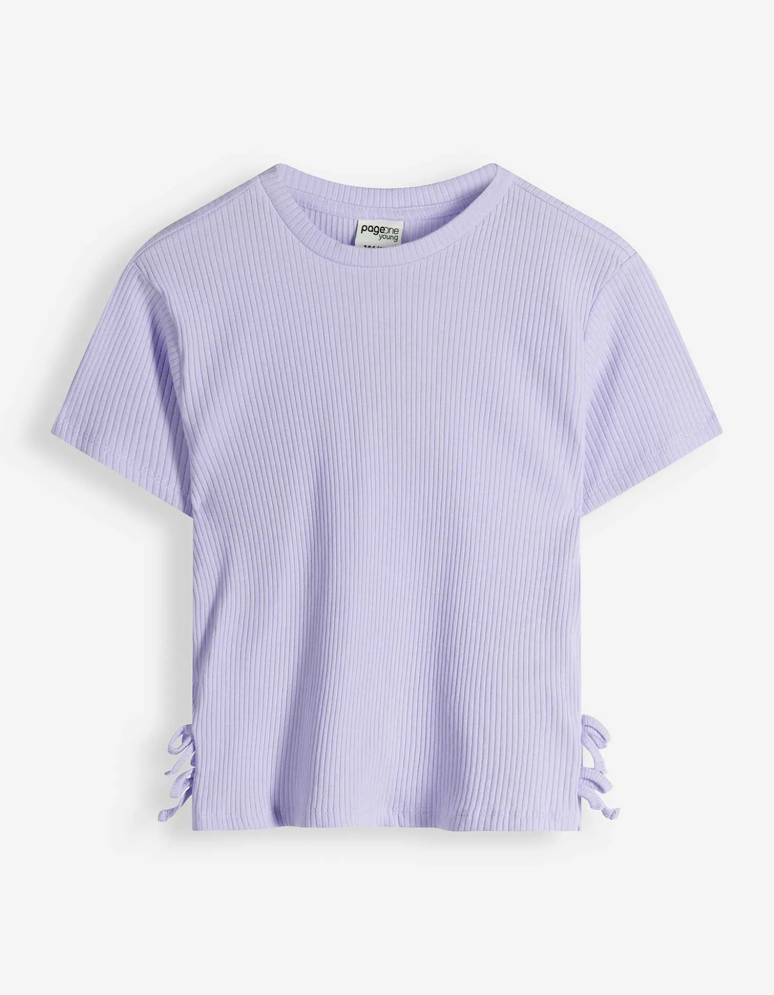 T-Shirt - Schleifenapplikation - lila