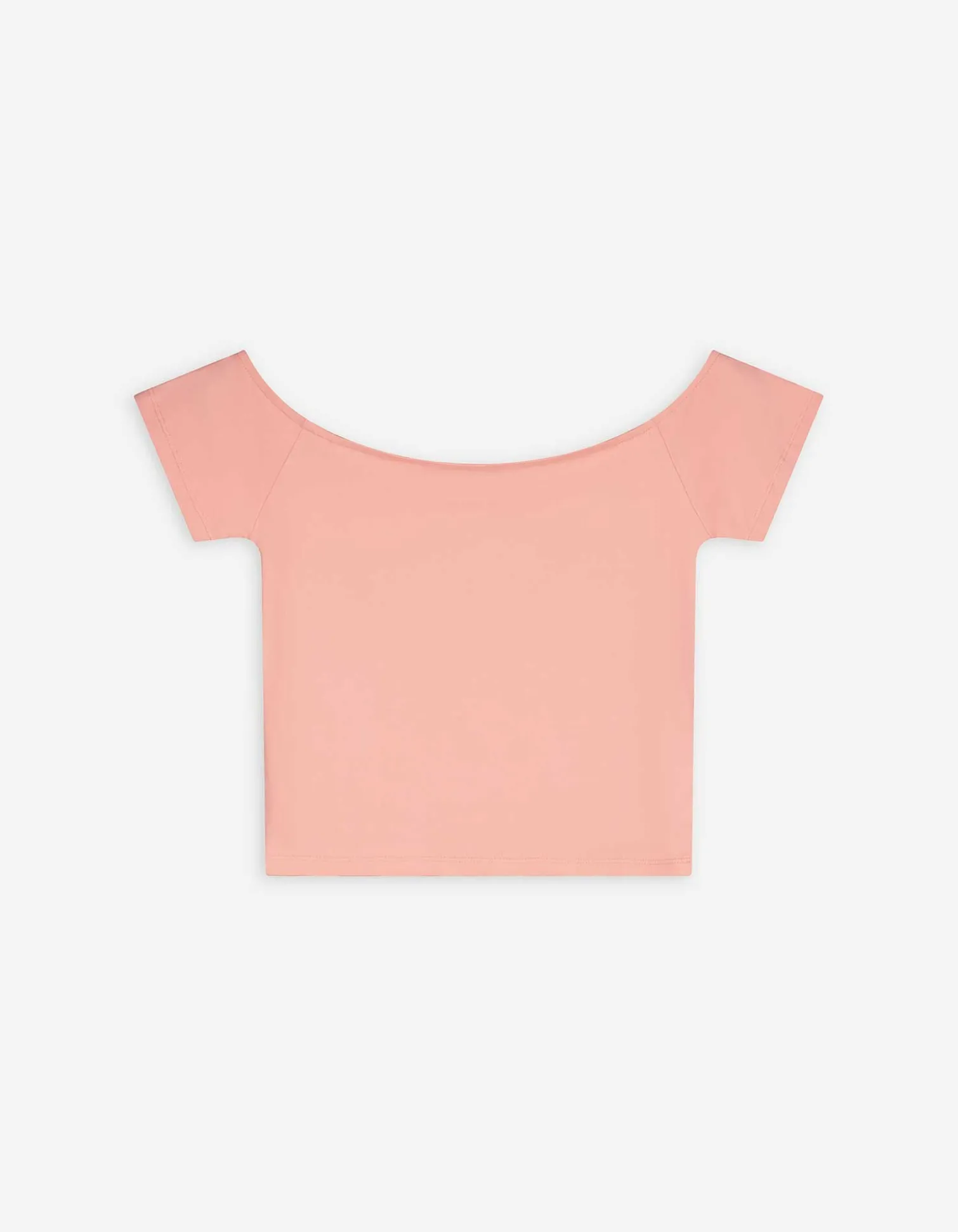 T-Shirt - Schulterfrei - orange