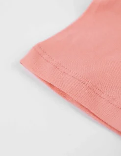 T-Shirt - Schulterfrei - orange