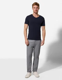 T-Shirt - Slim Fit - dunkelblau
