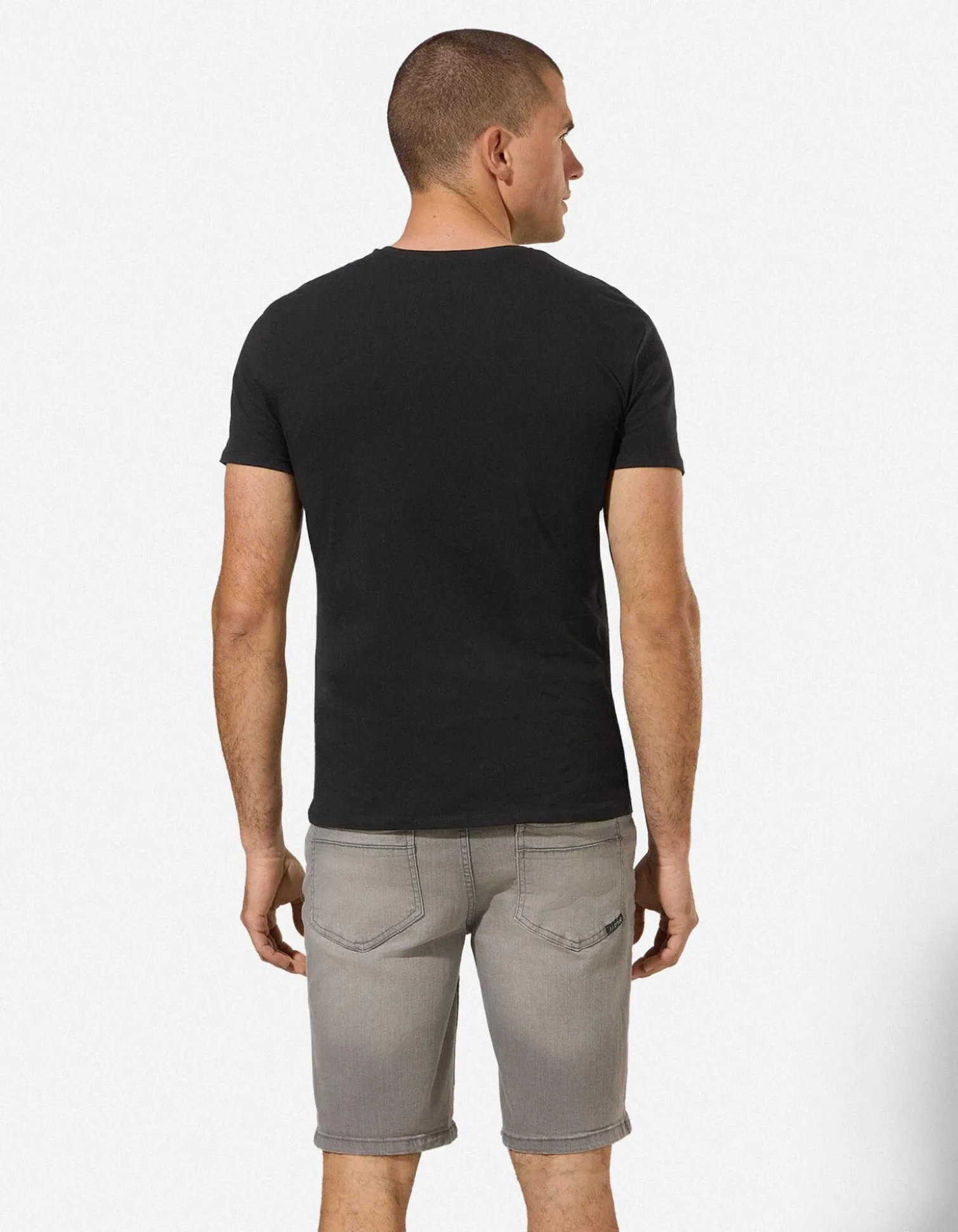 T-Shirt - Slim Fit - schwarz
