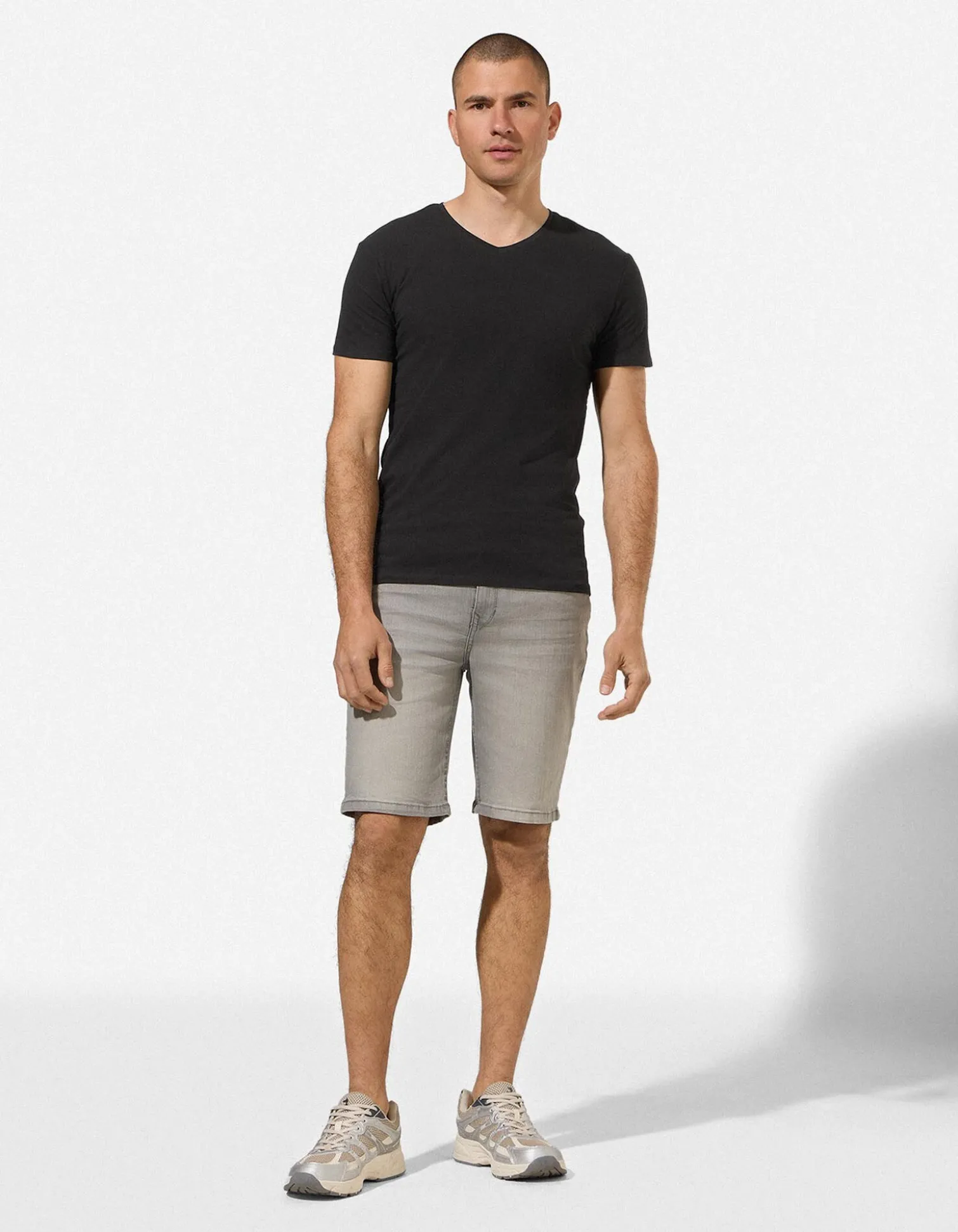 T-Shirt - Slim Fit - schwarz