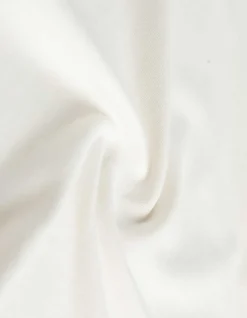 T-Shirt - Stehkragen - weiß