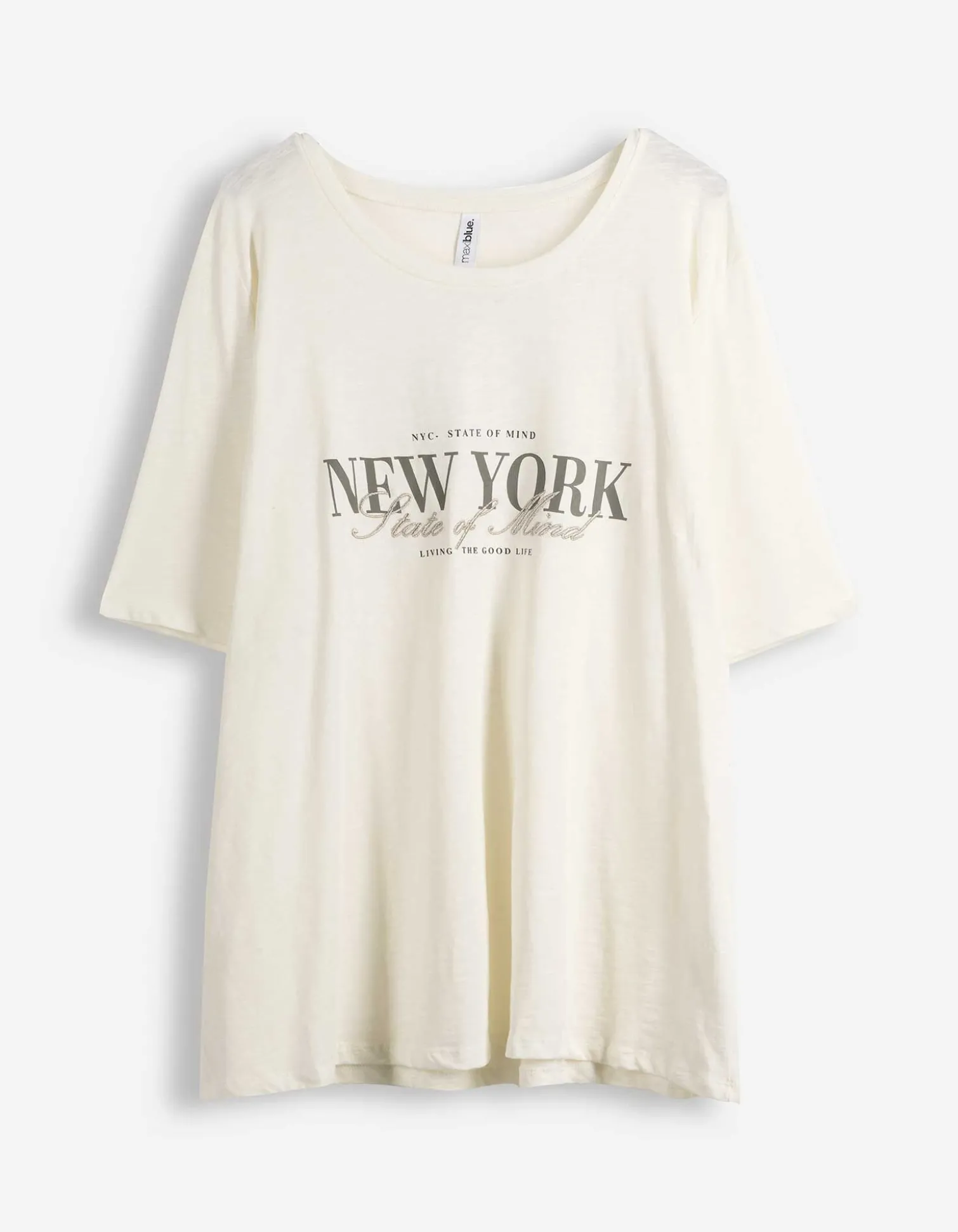 T-Shirt - Stickereien - weiß