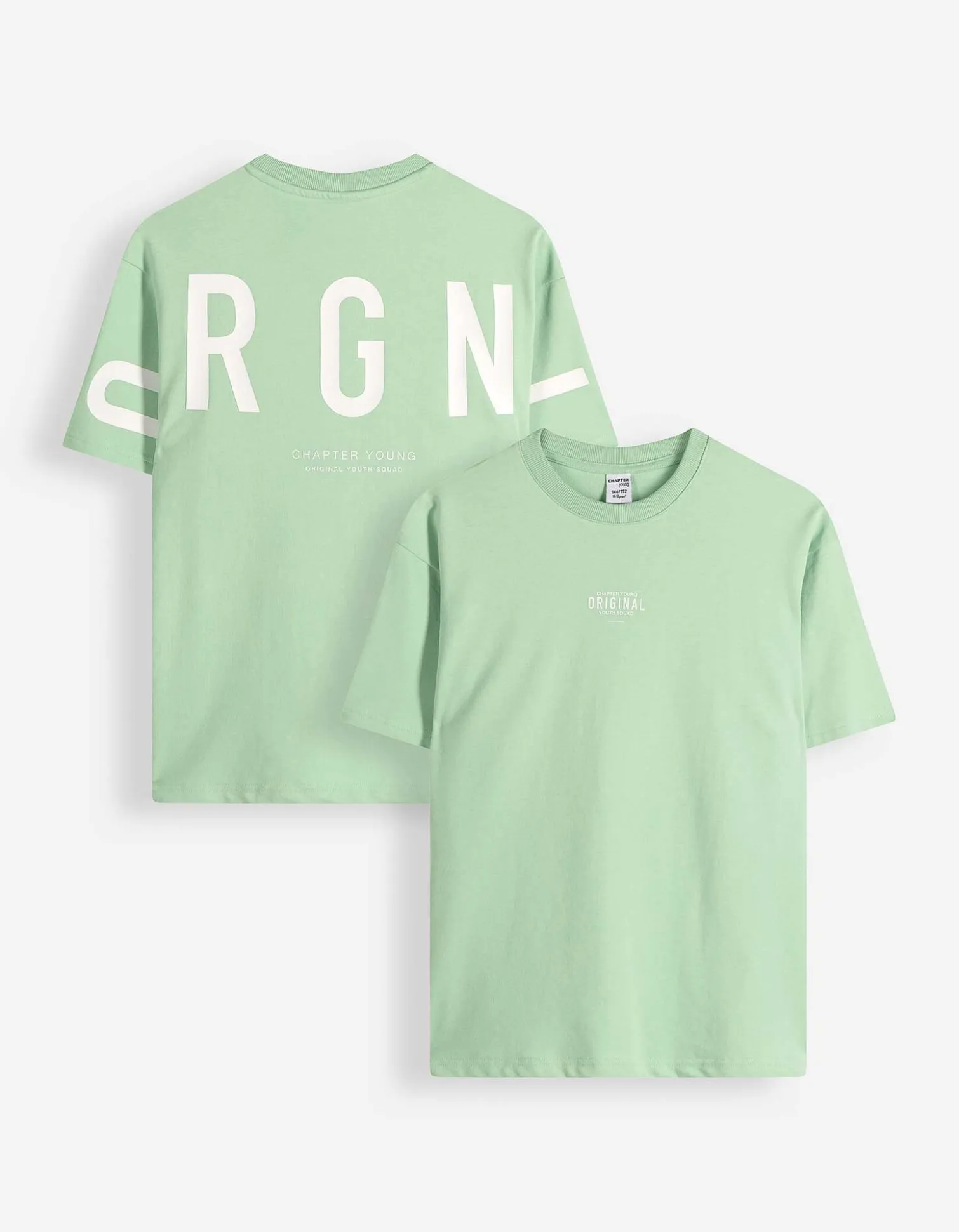 T-Shirt - Sweat - hellgrün