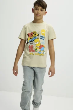 T-Shirt - The Simpsons - Beige