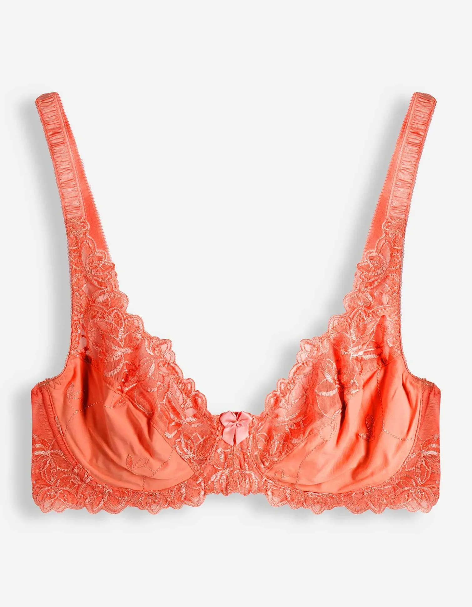 T-Shirt-BH - Stickereien - orange