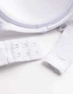 T-Shirt-BH - Wattierte Cups - weiß