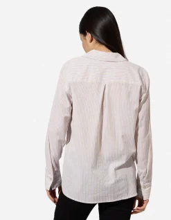 Tunika - Streifen - beige