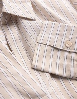 Tunika - Streifen - beige