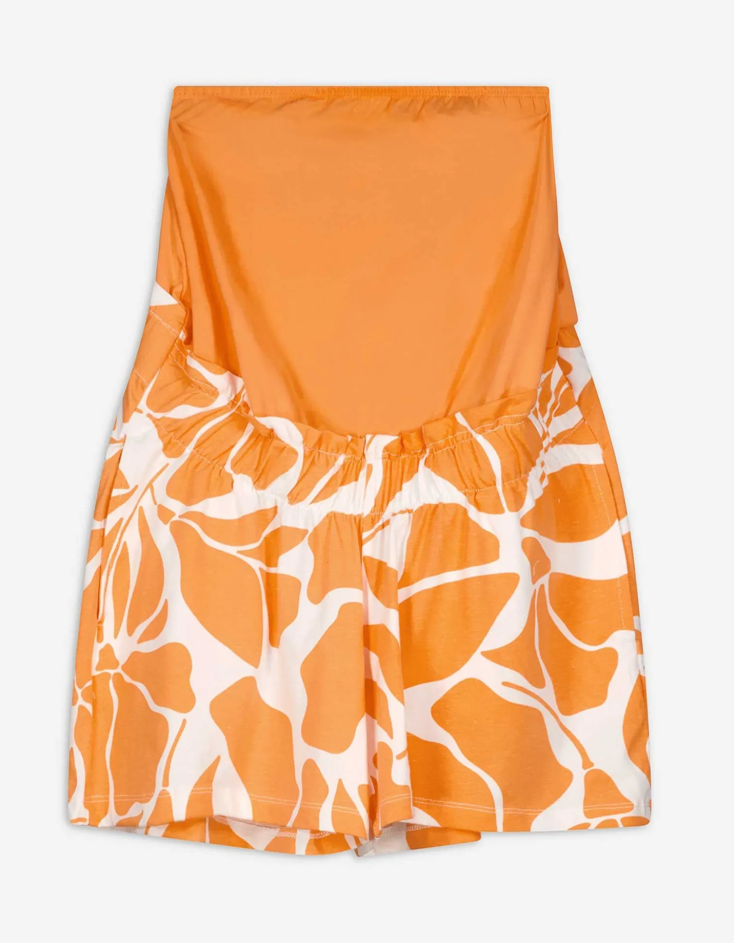 Umstandshose - Baumwoll-Mix - orange