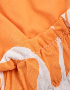 Umstandshose - Baumwoll-Mix - orange